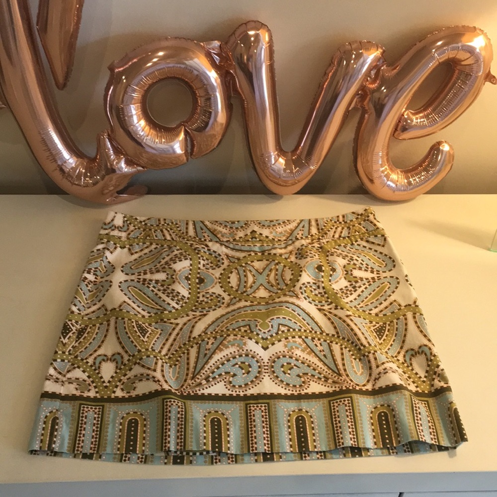 J crew 100% cotton skirt size 8